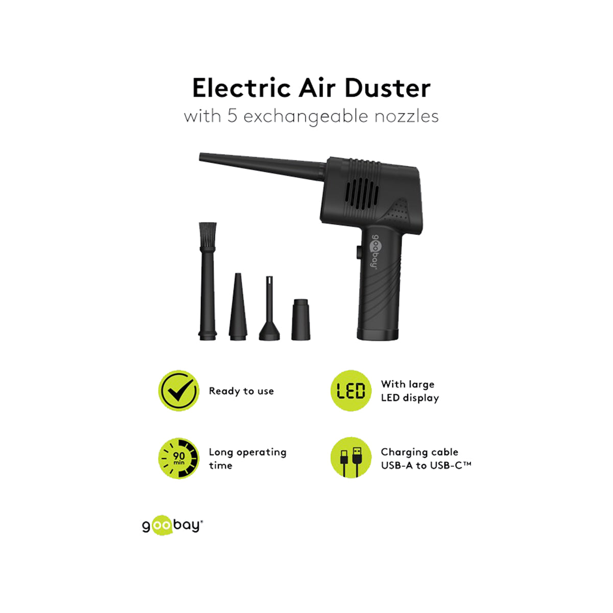 Goobay Electric Air Duster