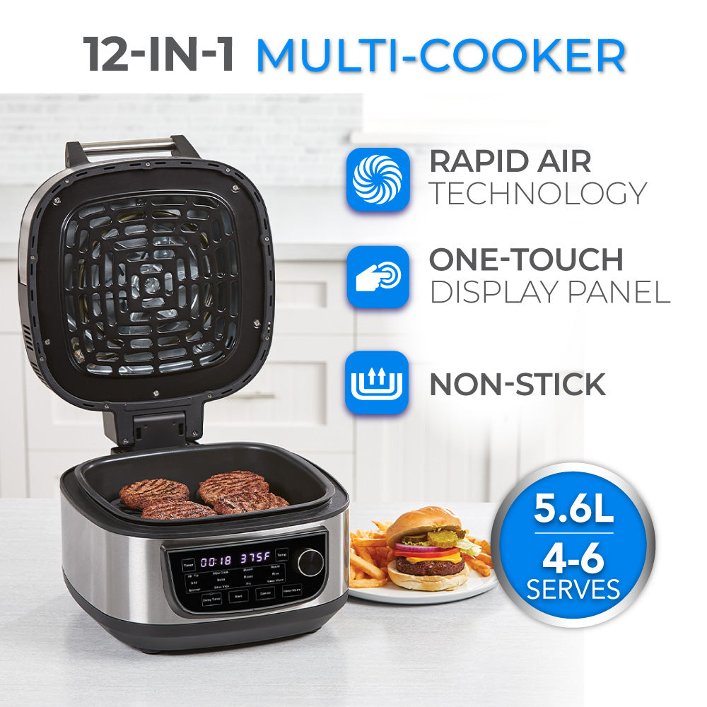 PowerXL 12-in-1 Grill Air Fryer Multicooker 1450W