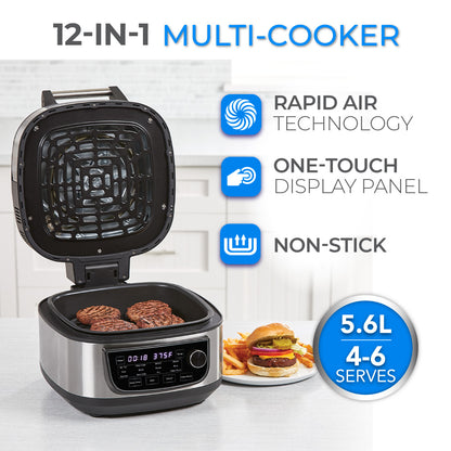 PowerXL 12-in-1 Grill Air Fryer Multicooker 1450W
