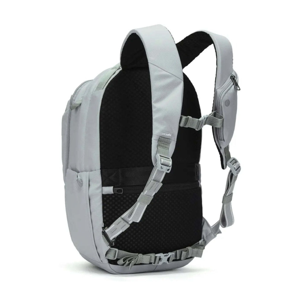 Pacsafe V Tour Anti-Theft RFID Blocking Secure 16" Laptop Backpack Digital Grey