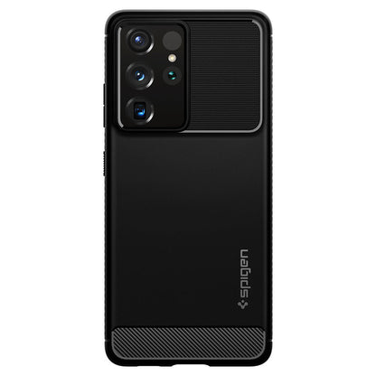 Spigen Samsung Galaxy S21 Ultra Rugged Armor Case - Black