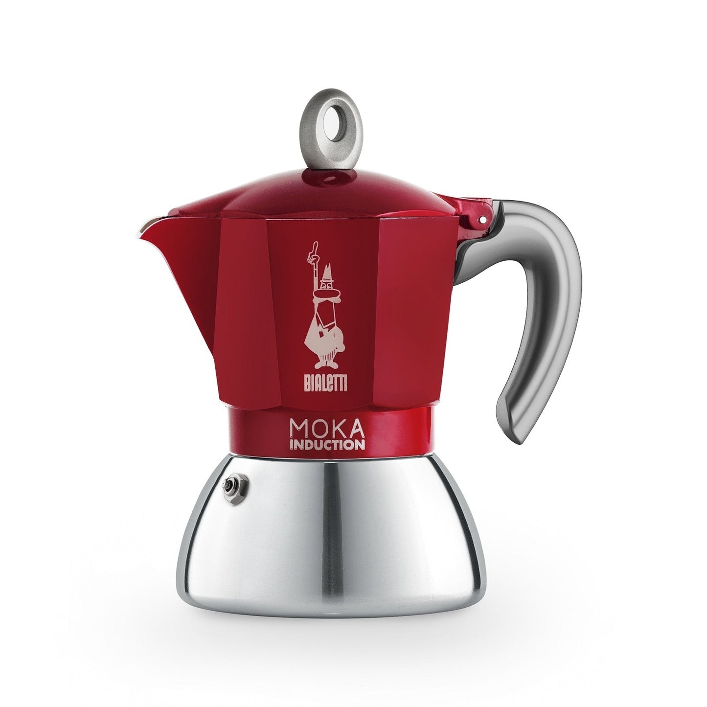 Bialetti Moka 4 Cup Induction Espresso Maker - Red