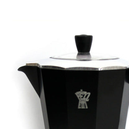 Pezzetti Bellexpress Aluminium 6-Cup Stovetop Induction Coffee Maker Black