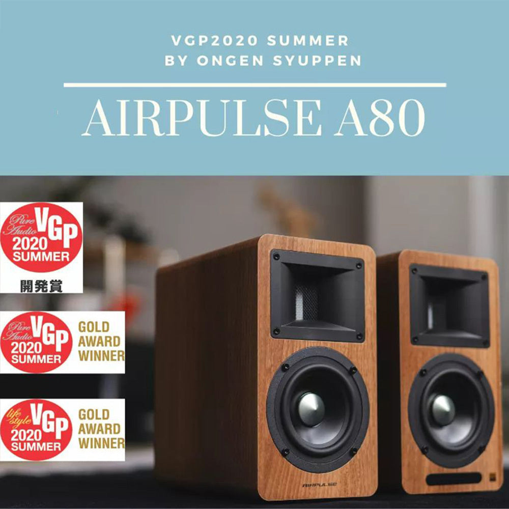 Airpulse A80 Active Bookshelf Speaker System (Blue)
