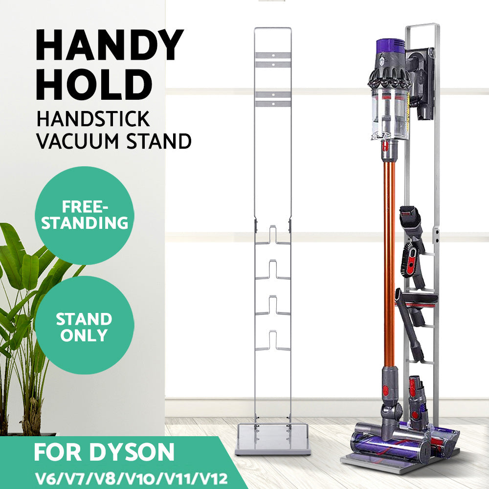 Artiss Freestanding Dyson Vacuum Cleaner Stand for V6 7 8 10 11 (Silver)