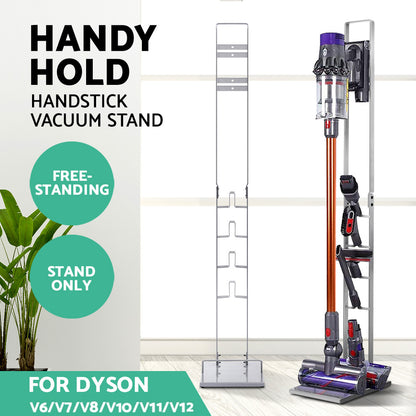 Artiss Freestanding Dyson Vacuum Cleaner Stand for V6 7 8 10 11 (Silver)