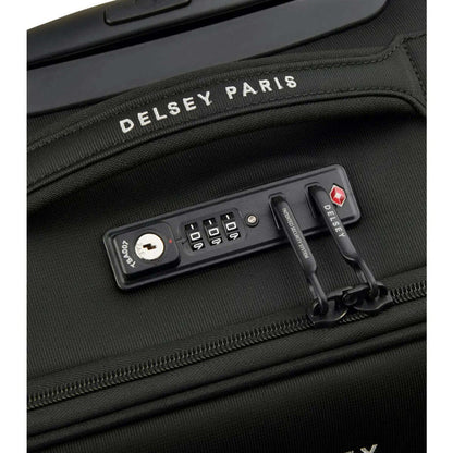 Delsey Brochant 3 - 38 cm 2-Wheel Underseater Cabin Suitcase - Deep Black