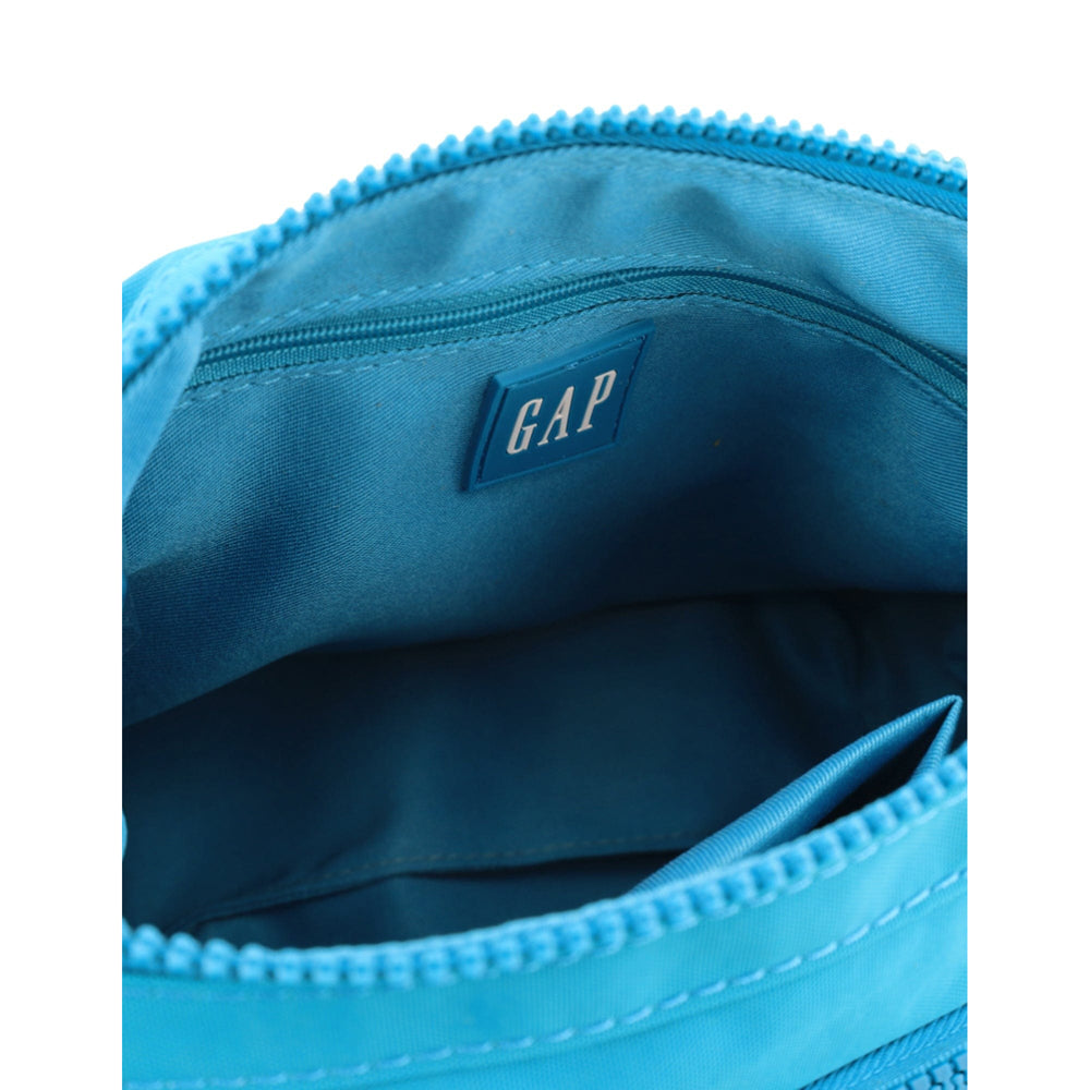 GAP Unisex Nylon Shoulder Crossbody Bag w/ Secure Zip 29x22cm Blue