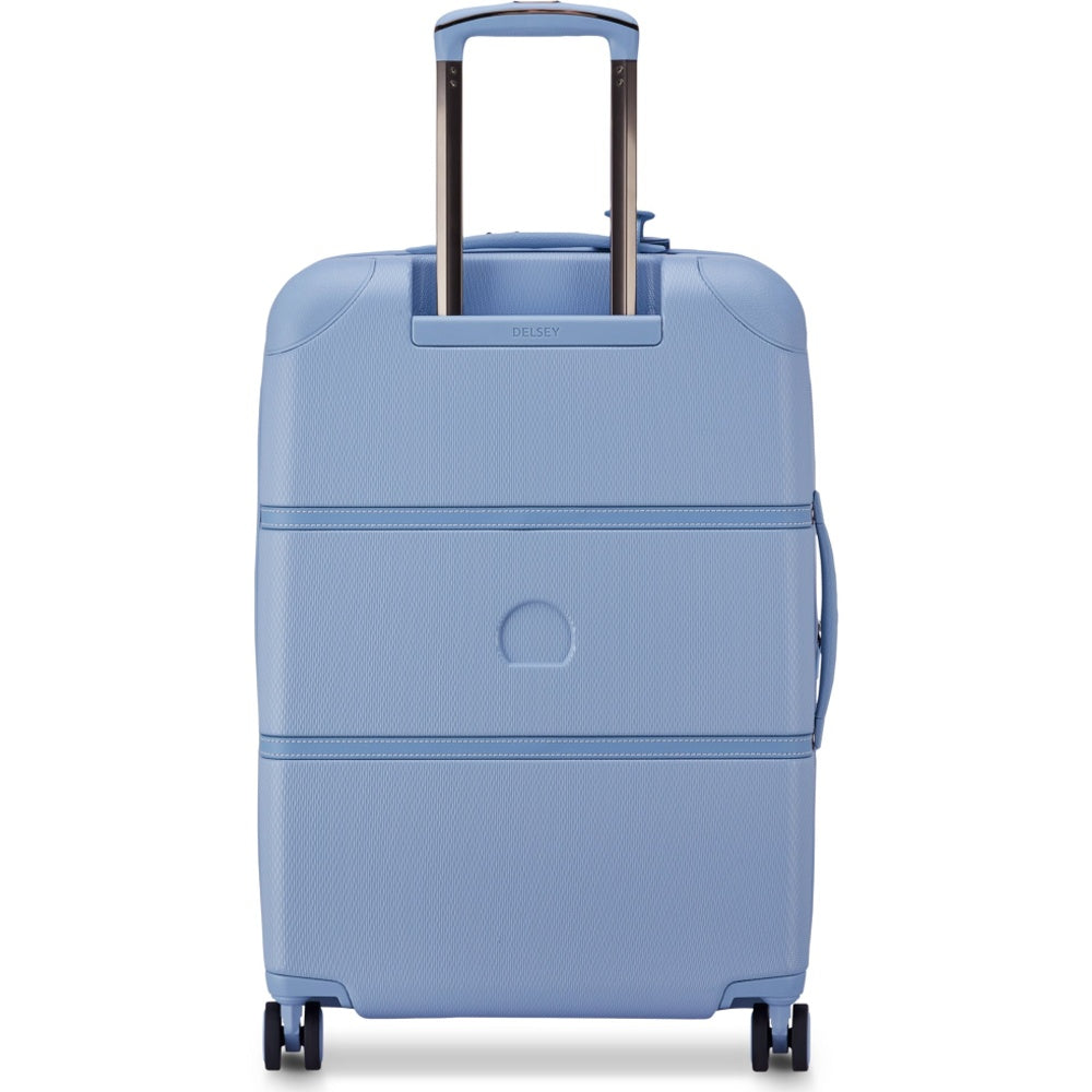 Delsey Chatelet Air 2.0 Checked-In Luggage Suitcase W/ TSA Lock Light Blue 66 cm