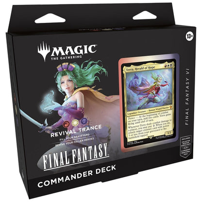 Wizards Of The Coast Magic the Gathering Final Fantasy Commander Decks 4 Decks Per Display