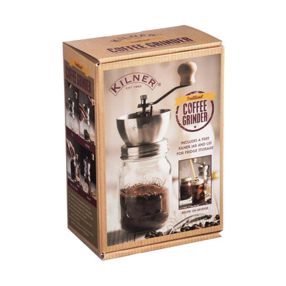 Kilner Traditional Coffee Grinder - Silver
