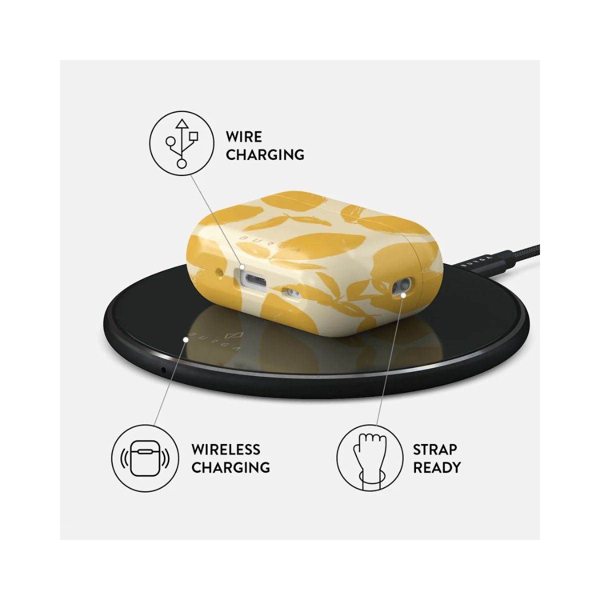 Burga Airpods Pro 2 Lemon Tart