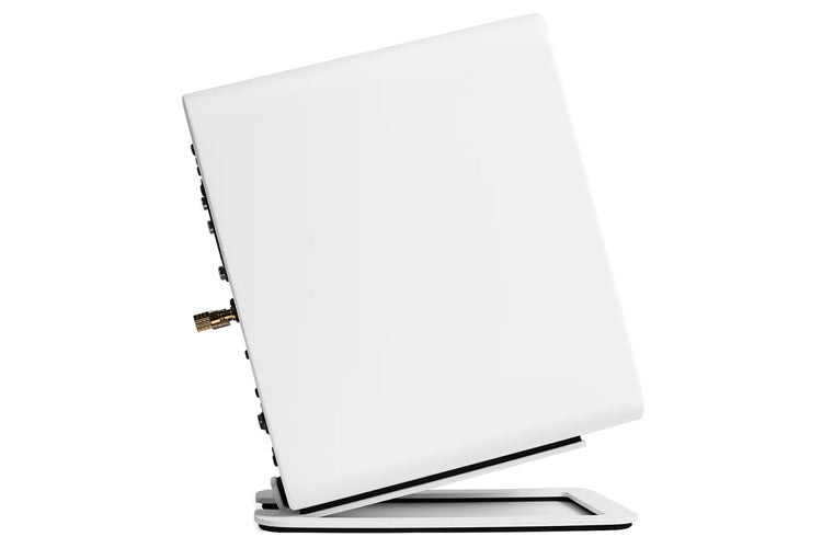 Kanto S4 Angled Desktop Speaker Stands for Midsize Speakers Pair (White)