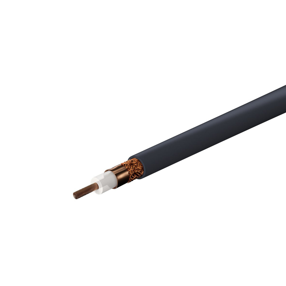 Clicktronic Coaxial Antenna Cable - 15m - Black