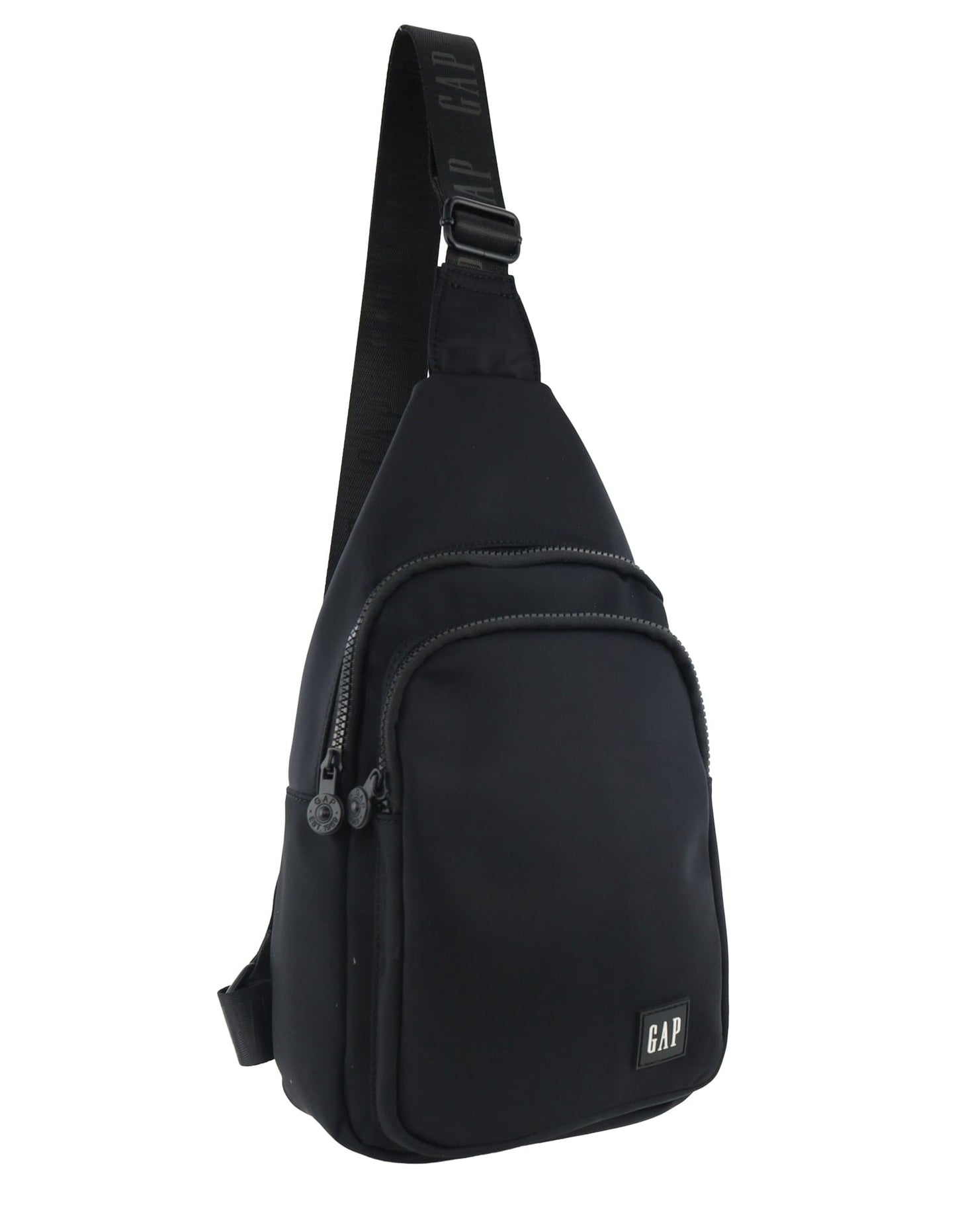GAP Unisex Travel Nylon Crossbody/Sling Bag w/ Secure Zip 23x38cm Black