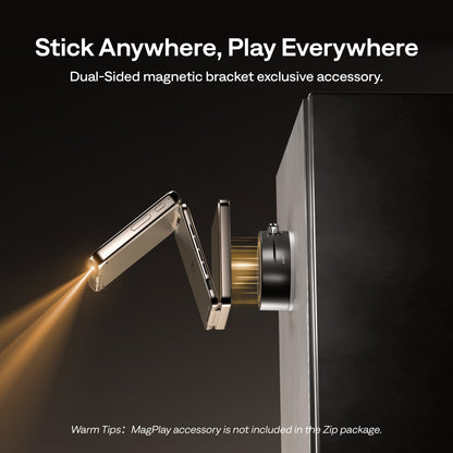 Aurzen ZIP Tri-Fold Portable Projector Gold