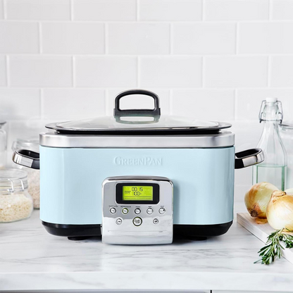 Greenpan Slow Cooker 6L (Blue Haze)
