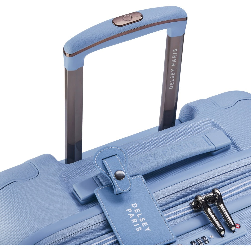 Delsey Chatelet Air 2.0 Checked-In Luggage Suitcase W/ TSA Lock Light Blue 66 cm