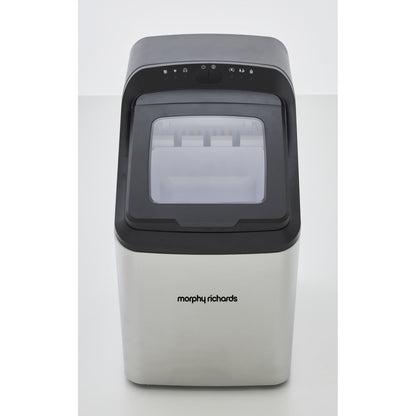 Morphy Richards Compact 15kg Stainless Steel Ice Maker Ice Cube Machine