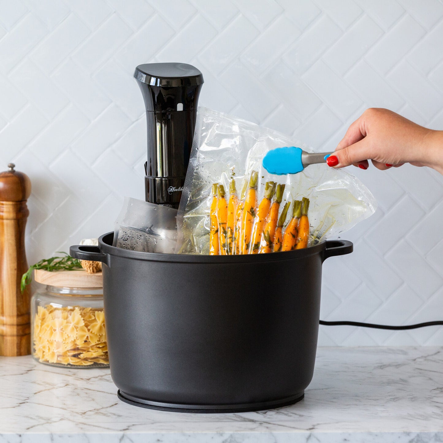 Healthy Choice Sous Vide Starter Kit with Vacuum Sealer and Bags