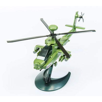 Airfix Quickbuild Apache Helicopter Scaled Plastic Model Kit - Green