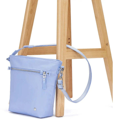 Pacsafe W Anti-Theft Crossbody Bag RFID Blocking Slashguard Secure Serenity Blue