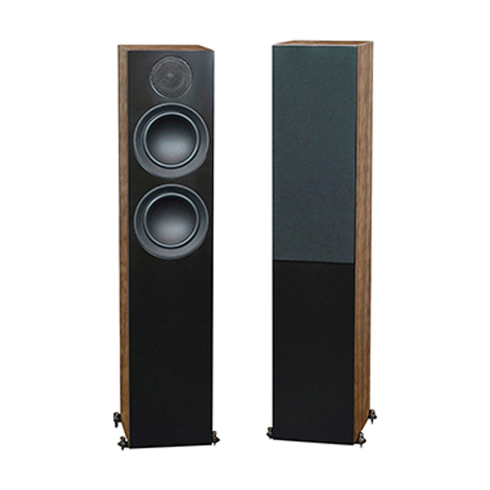 Scansonic HD 2-Pieces L14 Series Floorstanding Home Speakers 200W (Walnut)