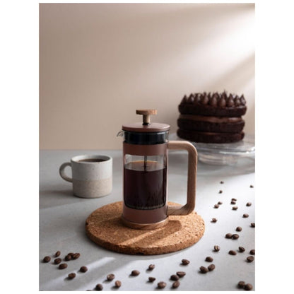 Euroline Plunger French Press Coffee Maker Durable Glass 350ml (Latte)