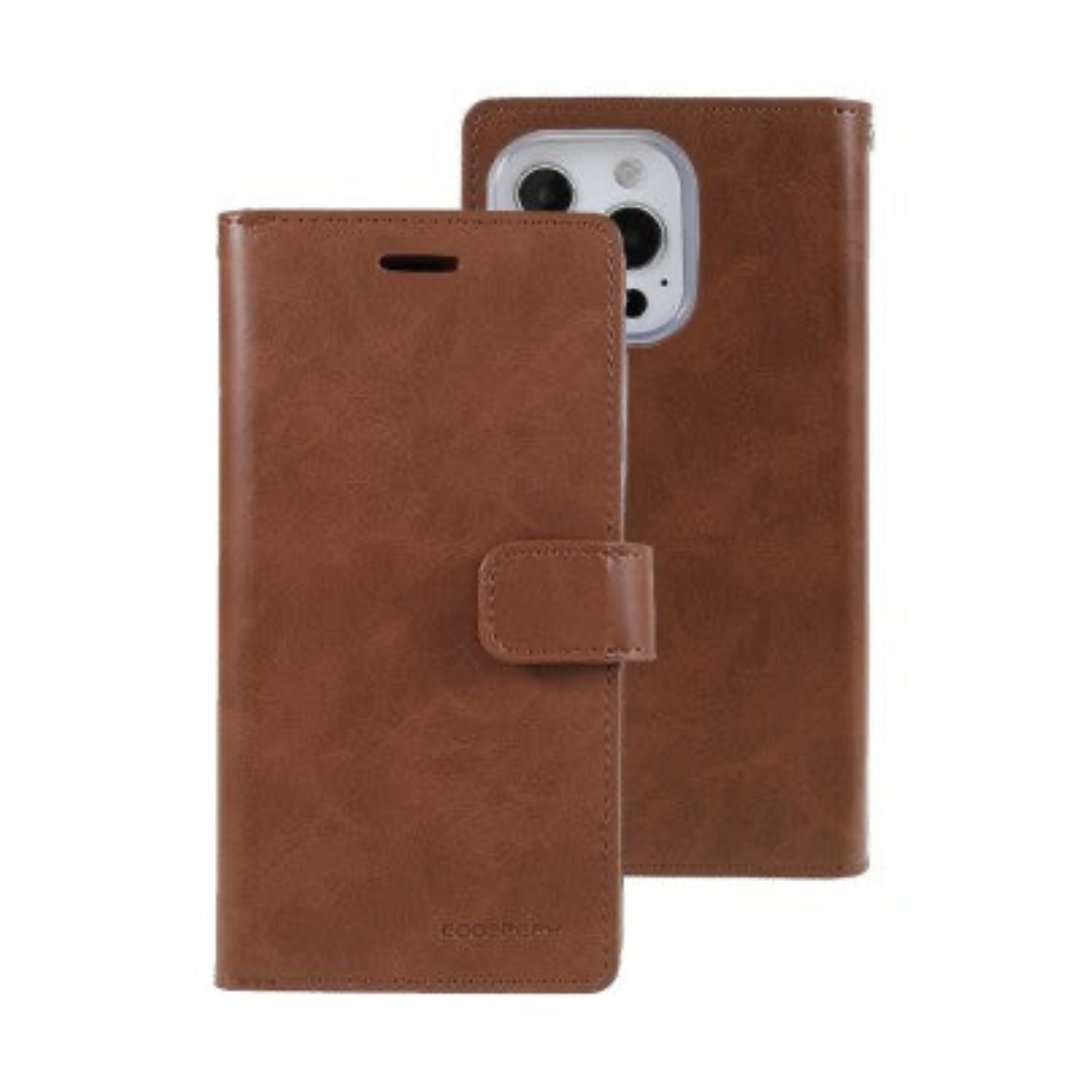 Goospery Mansoor Diary for iPhone 16 Pro Max - Brown