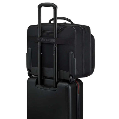 Wenger Legacy Black Series 15.6" Wheeled Laptop Case Black