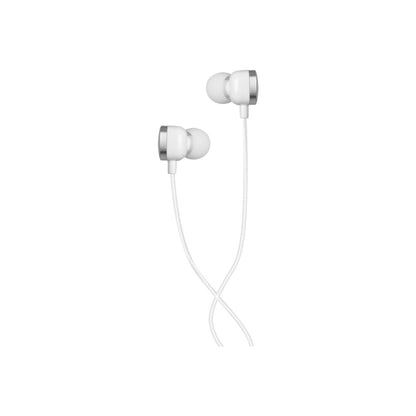 Wave Corded In-Ear Headphones for iPhone 14 Pro Max/iPad (White)