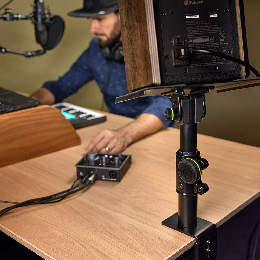 Gravity 35cm Flexible Stand with Table Clamp SP3102TM For Studio Monitor Speaker