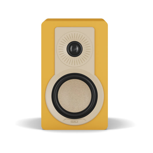 DALI KUPID Bookshelf Speakers - Golden Yellow