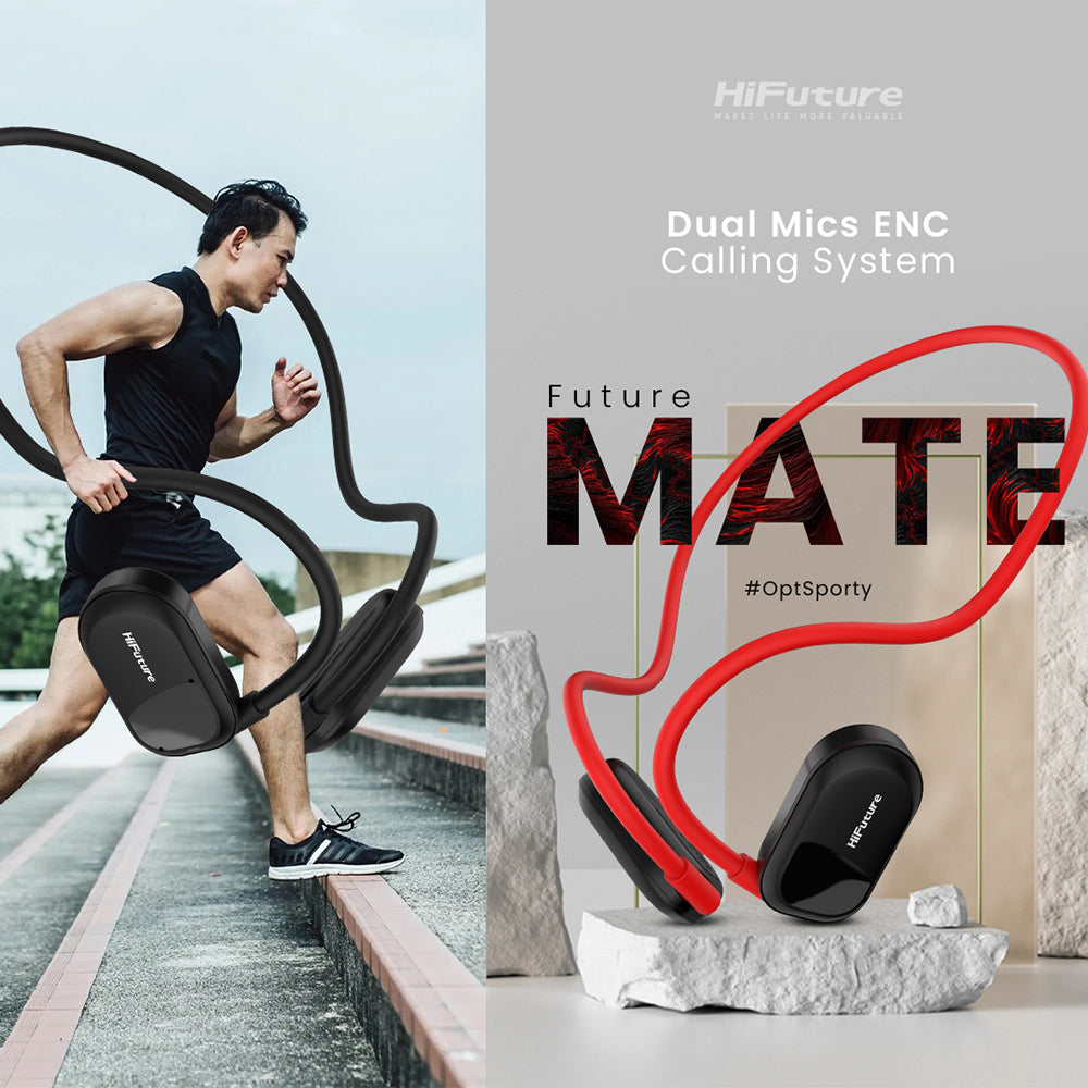 HiFuture FutureMate Open Ear Wireless Headphones (Black)