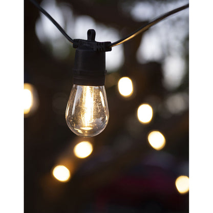 LumiFX 20 Bulb LED WIFI Smart Festoon Lights 20m Warm White