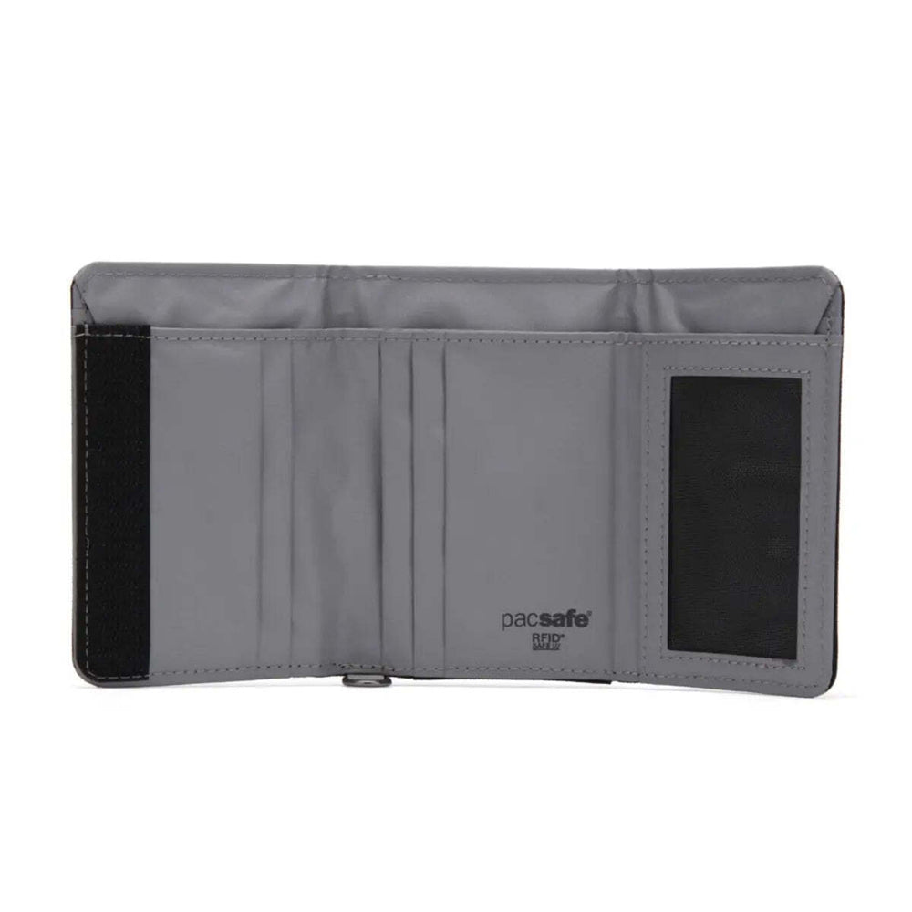 Pacsafe RFIDsafe Trifold Wallet - Jet Black