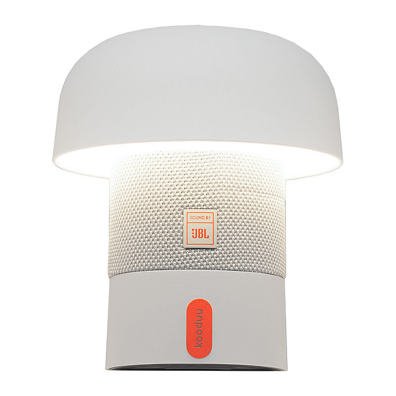 Kooduu Sensa Play Mini Lamp/Bluetooth Speaker in Cloud White