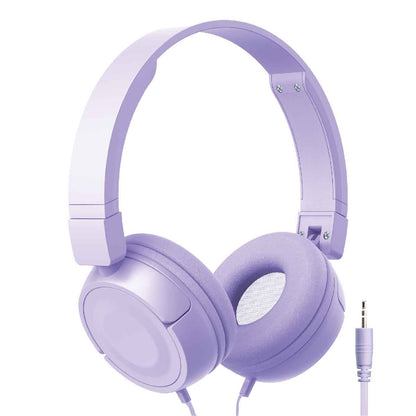 Laser Wired On-Ear Headphones (Lilac)