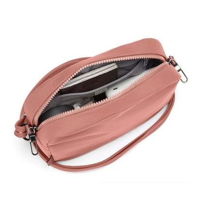 Pacsafe Citysafe CX Econyl Anti-Theft Square Crossbody Bag - Rose