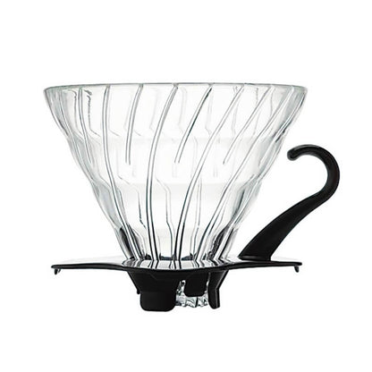 Hario Glass V60 Dripper - 2 Cup / Black