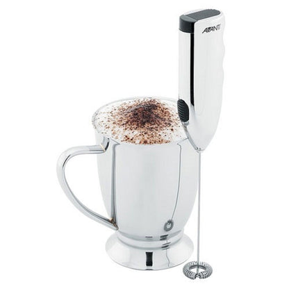 Avanti Little Whipper Milk Frother With Stand | Milk Whipper | Little Whipper - Silver