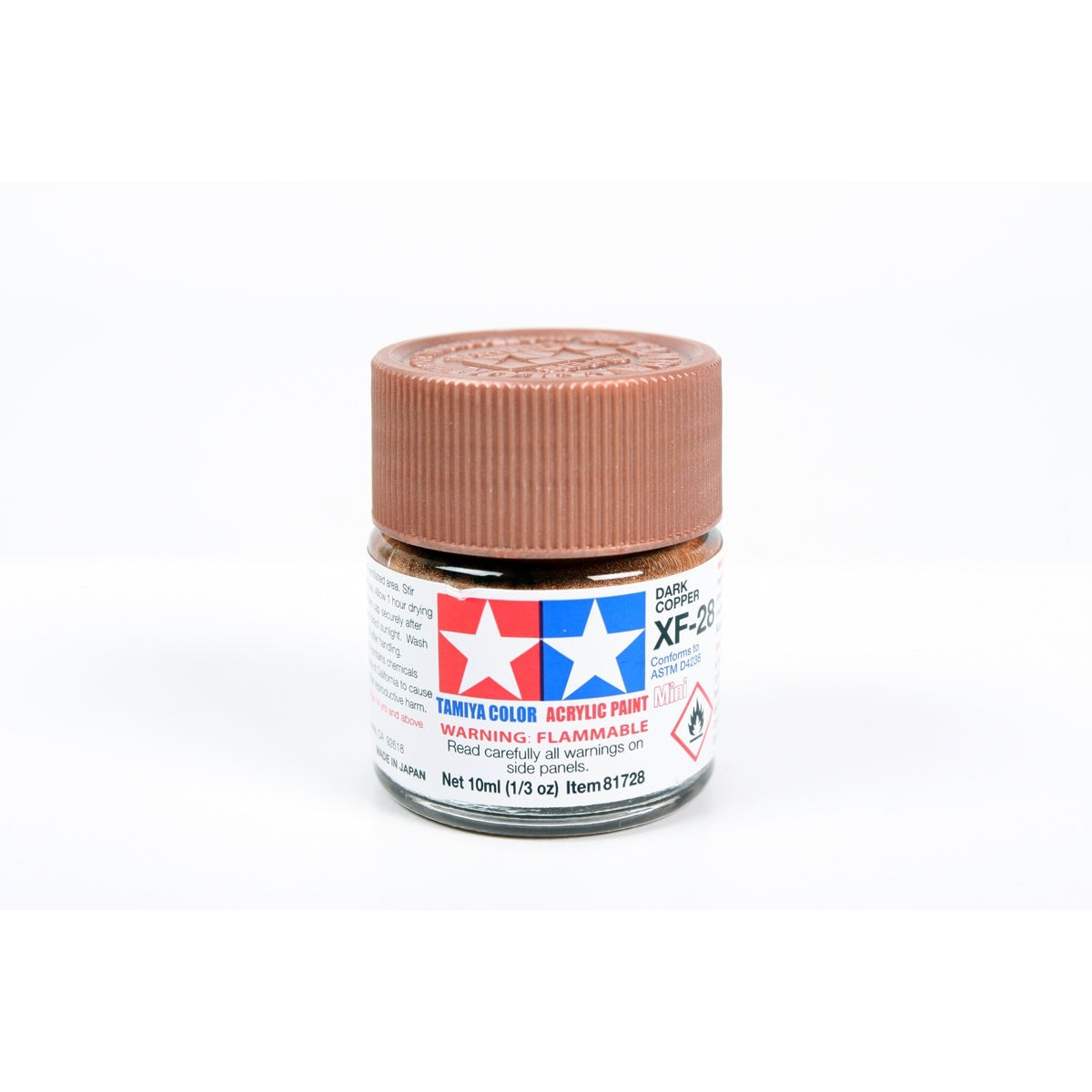 Tamiya Acrylic Flat Dark Copper 10ml