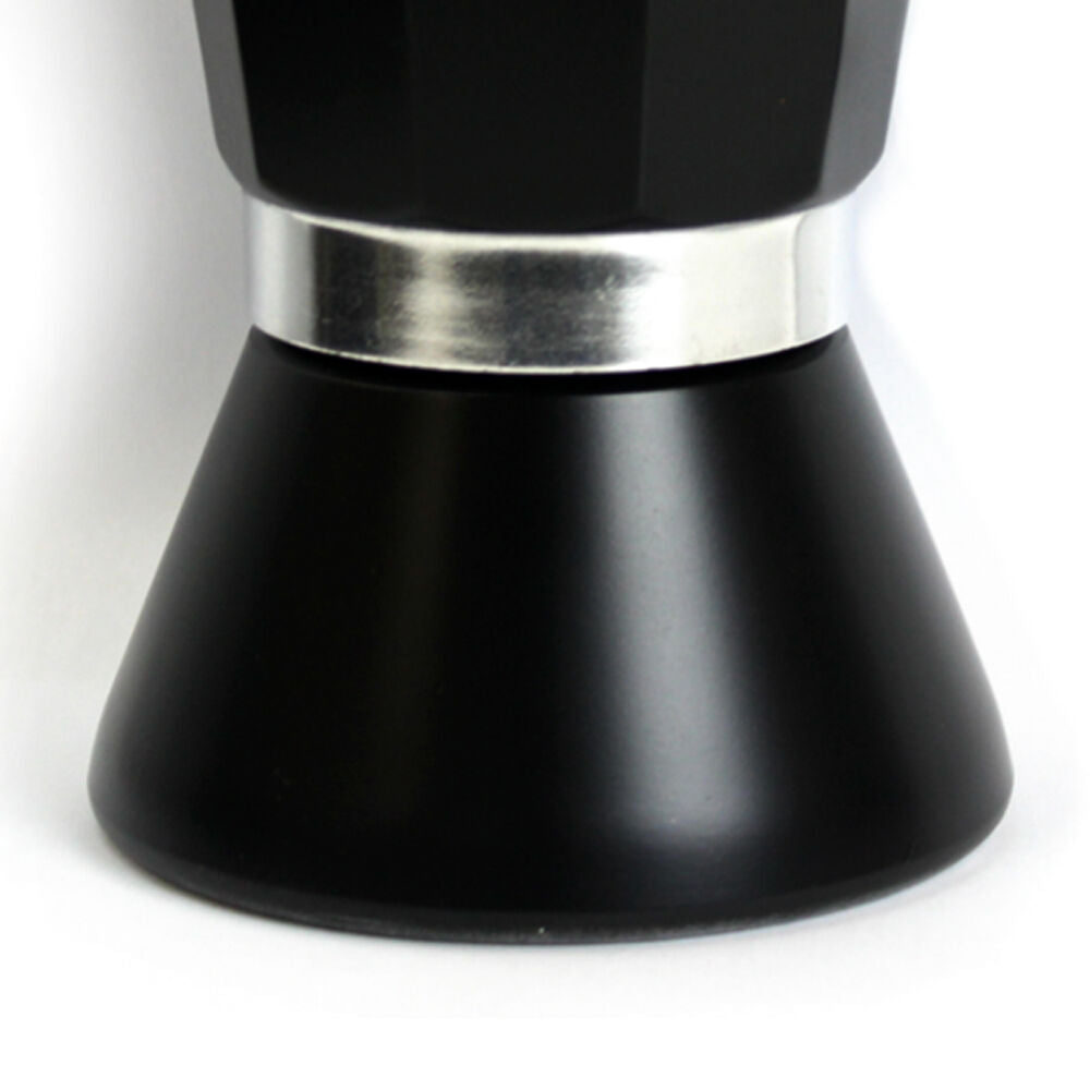 Pezzetti Bellexpress Aluminium 6-Cup Stovetop Induction Coffee Maker Black