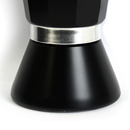 Pezzetti Bellexpress Aluminium 6-Cup Stovetop Induction Coffee Maker Black