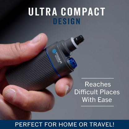 Microtouch Titanium Edge Cordless Ear, Nose and Face Trimmer