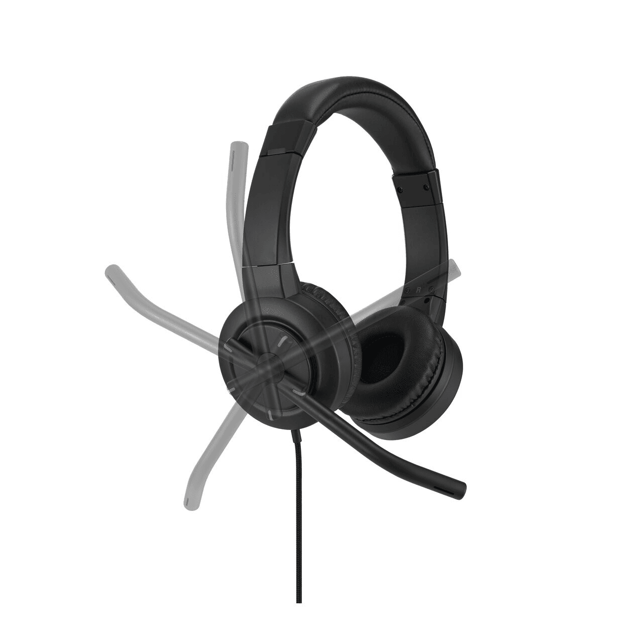 Kensington H1000 USB-C On-Ear Headset Headphones Black