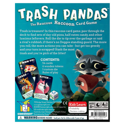 Gamewright TRASH PANDAS