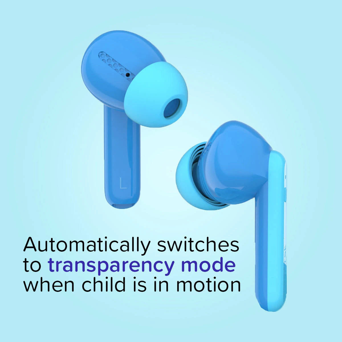 myFirst CareBuds Kids TWS Earbuds (Blue)
