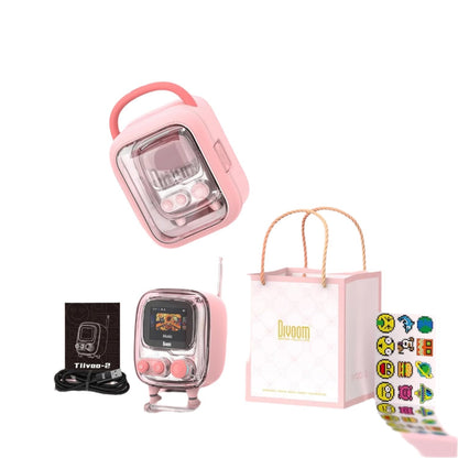 Divoom Tiivoo-2 Photo Album & Lyrics Speaker (Pink)