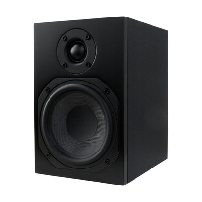 Scansonic HD 2-Pieces L5 Series Bookshelf Home Speakers 120W (Black)